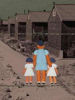 Growing Up Behind Barbed Wire poster