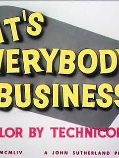 It's Everybody's Business poster