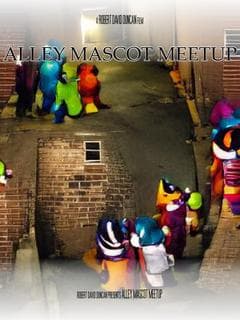 Alley Mascot Meetup poster