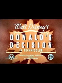 Donald's Decision poster
