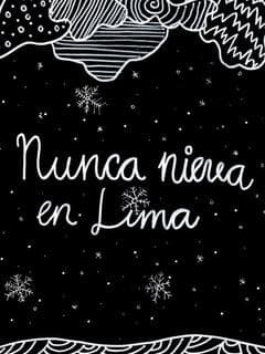 Nunca Nieva en Lima poster