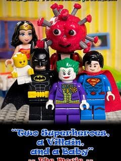 Two Superheroes, a Villain, and a Baby - The Movie poster