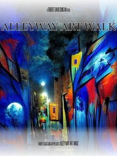Alleyway Art Walk poster